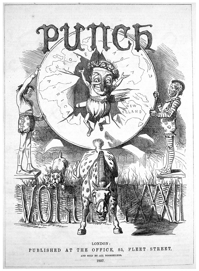 FIGURE 2.5 / Frontispiece to Punch, 1857. Courtesy of NYU Special Collections.