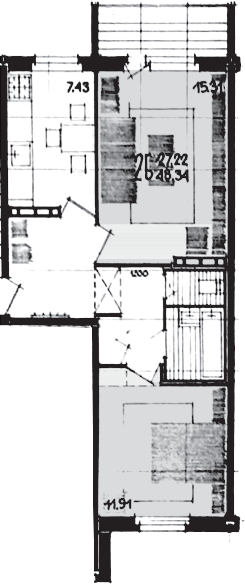 Apartment in an “84” apartment building series.