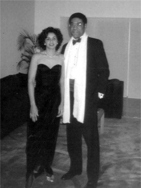 Figure 15 / Tom and Addie dressed for black-tie event, April 1995