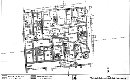 Figure 1.2. A plan of the Dime sector west First-Level settlement.
