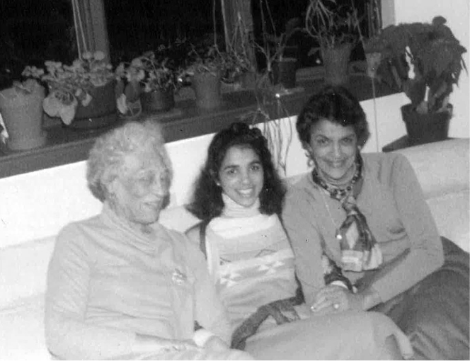 Figure 10 / Tom’s mother, Addie, and Addie’s mother (left to right) in renovated apartment, October 1978