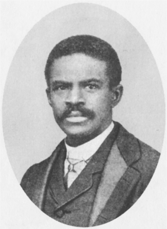Figure 5.5. A young, handsome African American man looks forward in a portrait photograph.