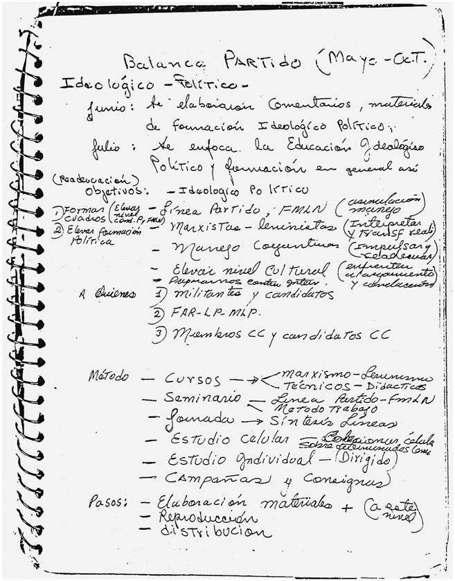 Figure 3.5 is a continuation of figure 3.4, further elaborating the organizational plans for the PRTC’s political expansion. It elaborates on structures that the PRTC plans to build as well as the methods of expanding their organization, which suggests that the plans are pragmatic, rather than aspirational.