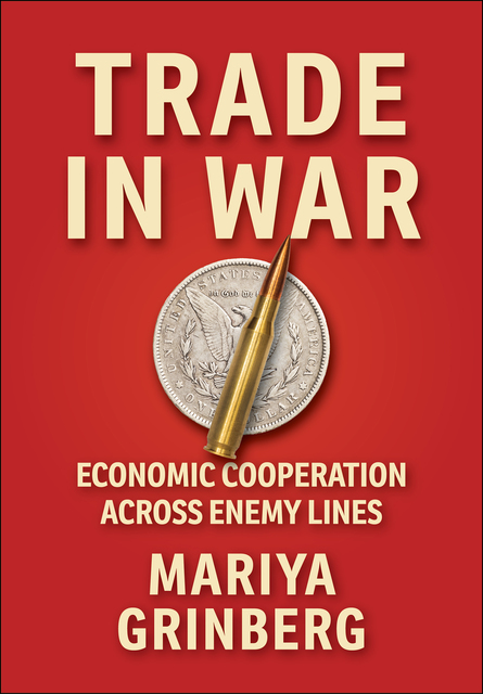 A red cover showing a bullet on top of a coin